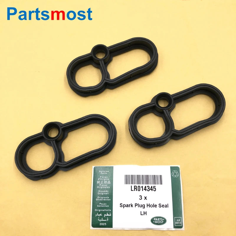 3.0L VALVE COVER GASKET LR089050 LR041869 SPARK PLUG SEAL LR011220 LR014345 FOR RANGE ROVER RR SPORT 14- LR4 NEW DISCOVERY VELAR