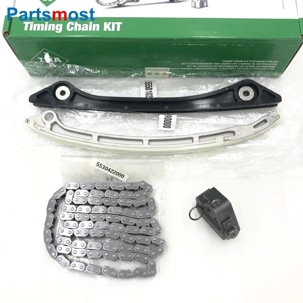2.0L 16V Timing Chain Guide arm Crankshaft Sprocket Tensioner for Land Rover LR2 Evoque RRS LR025000 025263 025632 025264 095137