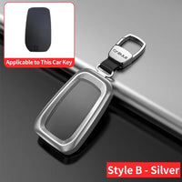 Thumbnail for Metal Key Shell Leather CaseFor Toyota Land Cruiser 250 2024 2025 Prado LC250