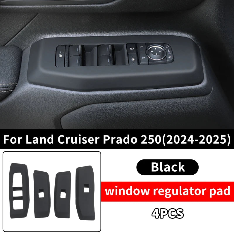 Window control panel cover For Toyota Land Cruiser 250 2024 2025 Prado LC250