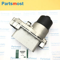 Thumbnail for 3.0 V6 DIESEL OIL COOLER WITH O'RING GASKETS FOR LAND ROVER DISCOVERY 4 RANGE ROVER RR SPORT OIL RADIATOR BASE LR013149 LR040738