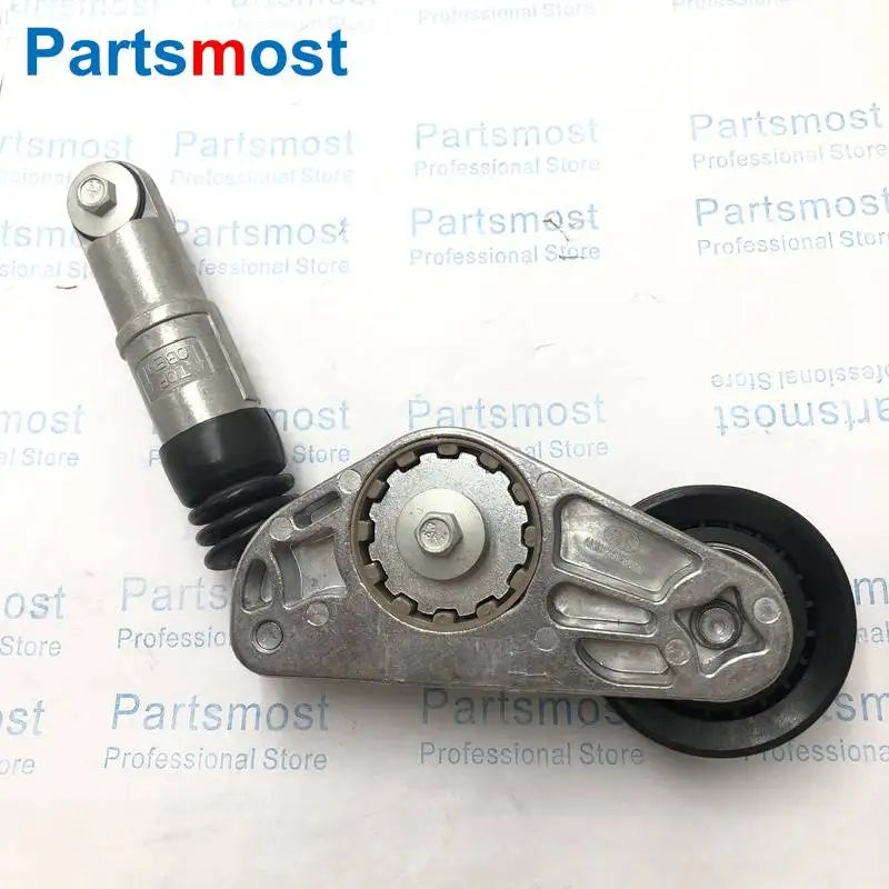 Aux Belt Tensioner For Land Rover Freelander LR2 Range Rover Evoque V-Ribbed Drive Belt Tensioner With Roller LR028880 LR034128