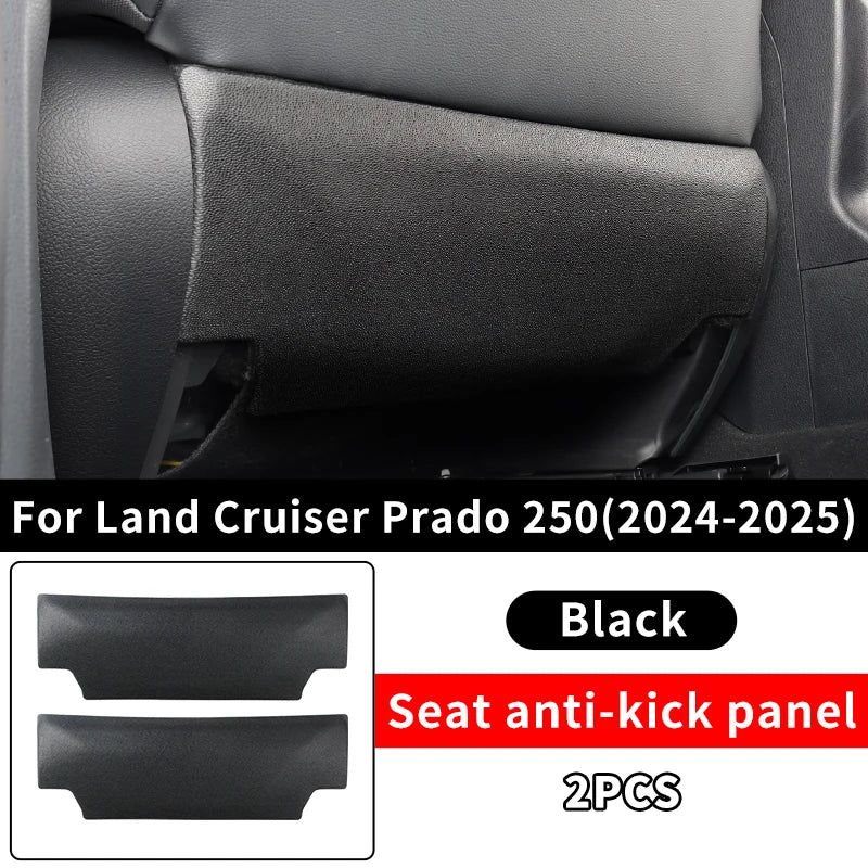 Stainless Steel Seat Protection Kick Plate  For 2024 Toyota Land Cruiser Prado 250