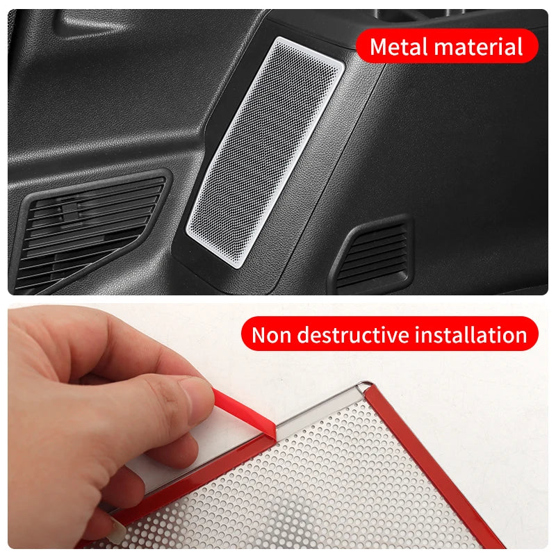 Third Row Air Conditioning Vent Decoration Cover For Toyota Land Cruiser 250 2024