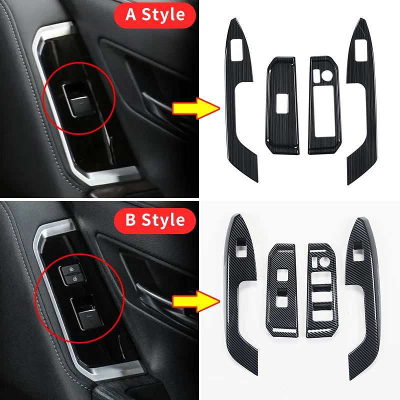 Windows Control Panel Decoration Protective Sticker For Toyota Land Cruiser 300 2021 2022 2023 LC300