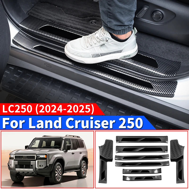 Door Sill Protection cover For Toyota Land Cruiser 250 2024 2025 Prado LC250