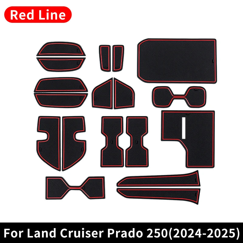 Inteiro anti slip mats For Toyota Land Cruiser 250 2024 2025 Prado LC250