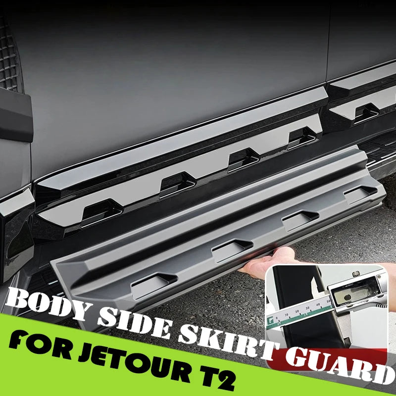 Body Side Skirt Guard Fit for Jetour Traveller T2 2023-2025 5/7-seater