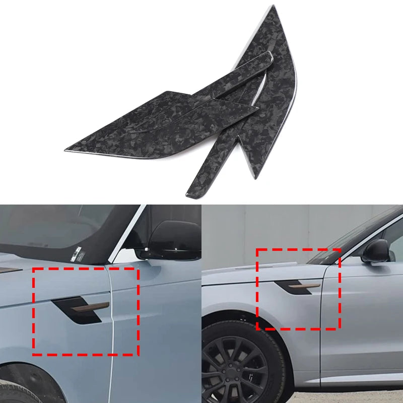 Real Carbon Fibre side/fender vent Covers for Range Rover Sport L461 2023+