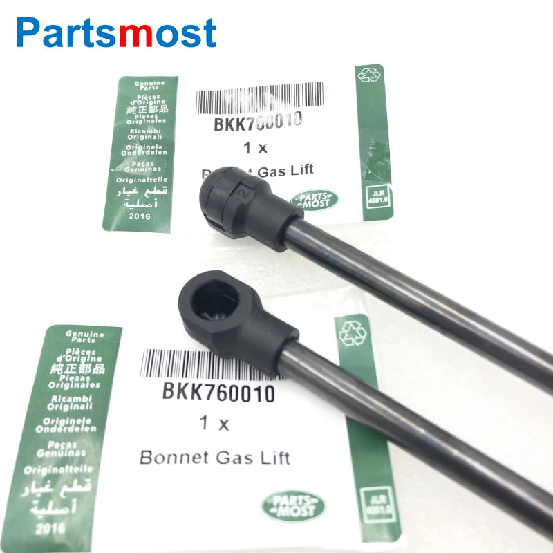 2pcs of Gas Lifts for Land Rover Range Rover L322 2002- 2012 Front Bonnet Gas Spring BKK760010 Rear Tailgate Gas Strut BHE760020