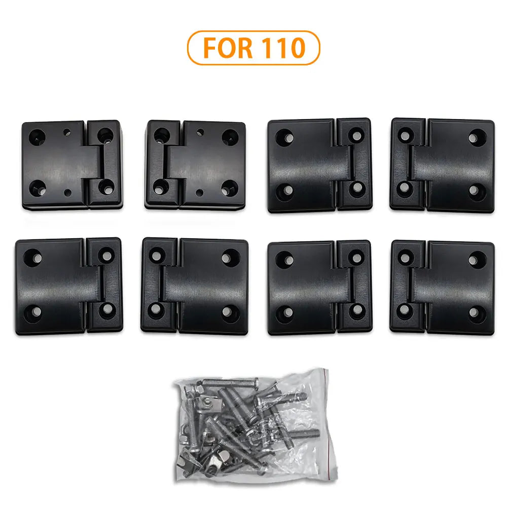 Aluminium Door Hinge for Land Rover Defender 90 110 Complete Hinges