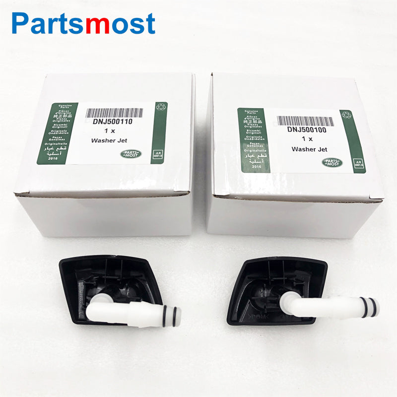 HEADLAMP WASHER JET SPRAYER SET RH LH FOR LAND ROVER RANGE ROVER SPORT FRONT BUMPER LIGHT WIPER NOZZLE DNJ500100 110 LR015358 59