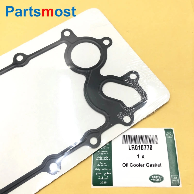 OIL COOLER GASKET FOR LAND ROVER 3.0L V6 DISCOVERY 4 RR SPORT 2014- NEW DISCOVERY / 5.0L V8 RANGE ROVER 2010-2012 VELAR LR010770