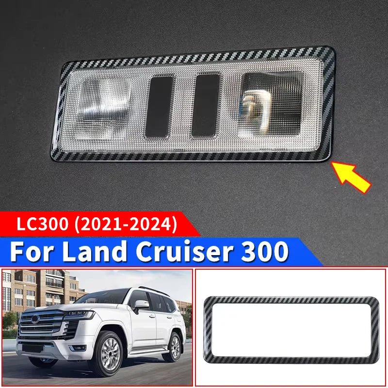 Rear Reading Lights Decoration Protective Sticker For Toyota Land Cruiser 300 2021-2024  LC300