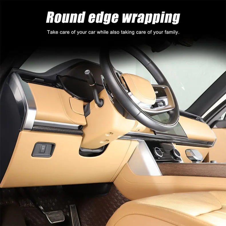 Real Carbon Fiber Car Center Console Dashboard Trim Strips For Land Rover Range Rover Vogue 2023