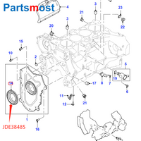 Thumbnail for OE 2.0 TURBO CRANKSHAFT FRONT OIL SEAL FOR DISCOVERY RANGE ROVER SPORT VELAR DEFENDER JAGUAR F-TYPE XE E-PACE LR093852 JDE38485