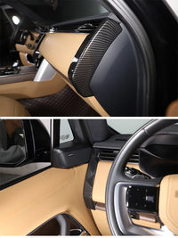 Thumbnail for ABS Carbon Fiber Dashboard Side Decorative Panel Cover For Land Rover Range Rover Vogue L460 2023-24