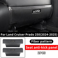 Thumbnail for Stainless Steel Seat Protection Kick Plate  For 2024 Toyota Land Cruiser Prado 250