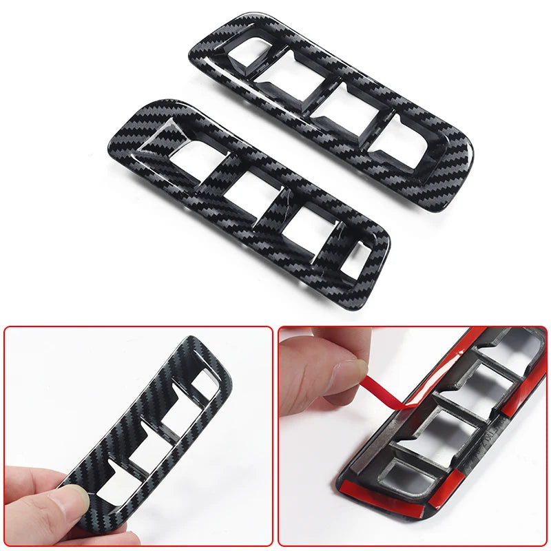 Air Conditioning Vent Decoration Protective Sticker For Toyota Land Cruiser 300 2021 2022 2024  LC300