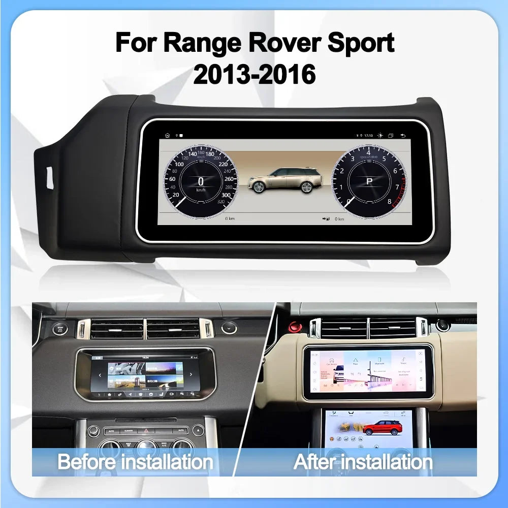 12.3 Inch Apple CarPlay & Android Auto Multimedia Screen For Range Rover Sport L494 (2013–2017)