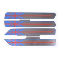 Thumbnail for Stainless Steel Black Car Interior Door Decorative Panel Sticker For Land Rover Defender 110 2020-2025