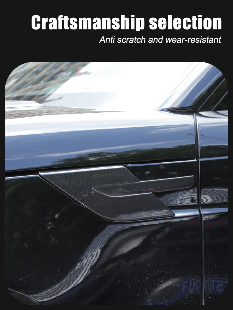 Real Carbon Fibre Side and hood vents covers For Land Rover Range Rover Sport L461 2023+