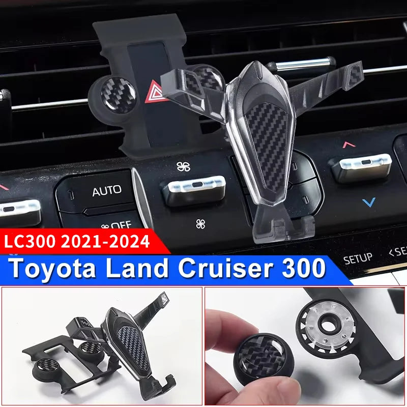 Dedicated Phone Holder For Toyota Land Cruiser 300  LC300 J300 2022