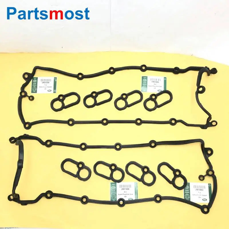 5.0L PETROL VALVE COVER GASKET LR010882 LR010789 SPARK PLUG HOLE SEAL LR011220 LR014345 FOR LR4 RANGE ROVER SPORT VELAR DEFENDER