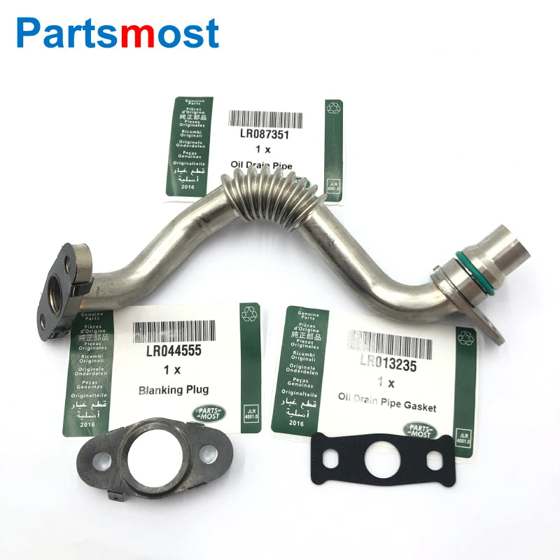 3.0 V6 Modified Turbo Oil Return Pipe LR087351 or Blanking Plug LR044555 for Range Rover RR Sport Velar Discovery 4 Jaguar XF XJ