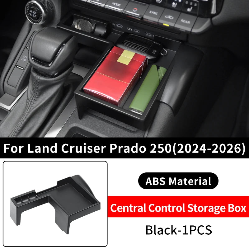 Central Control Storage Box Organiser – Toyota Land Cruiser Prado LC250 / J250 (2024–2025)