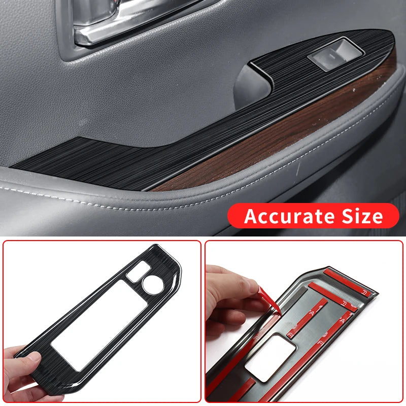 Windows Control Panel Decoration Protective Sticker For Toyota Land Cruiser 300 2021 2022 2023 LC300