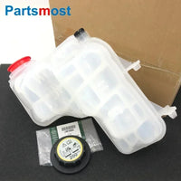Thumbnail for 5.0 V8 Petrol Radiator Coolant Overflow Container for Range Rover 13- RR Sport 14- Expansion Tank LR034654 Lid LR017427 LR010965