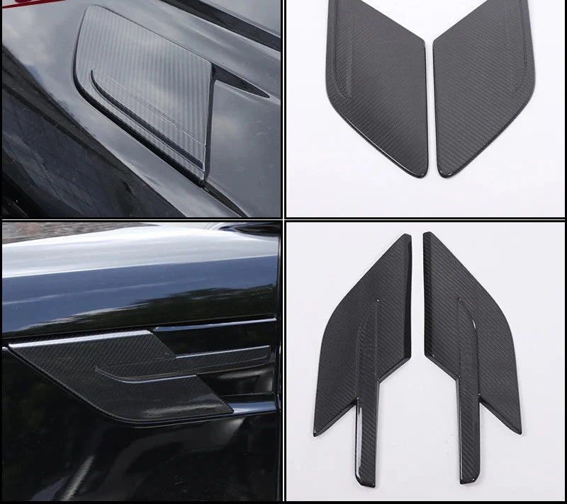 Real Carbon Fibre Side and hood vents covers For Land Rover Range Rover Sport L461 2023+