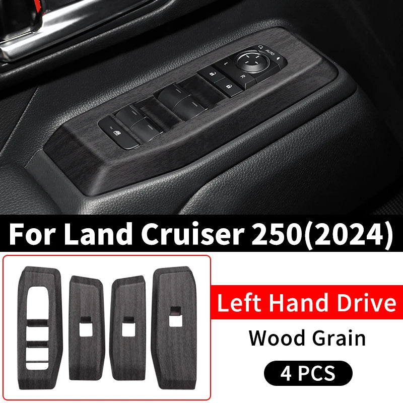 Windows Control Panel Decoration Protective cover For Toyota Land Cruiser 250 2024  Prado