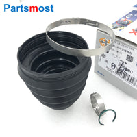 Thumbnail for Front Outer Inner CV Joint Boot Kit for Range Rover Evoque Discovery Sport RH Left Axle Boot GKN 36022 36178 LR025065 LR025066