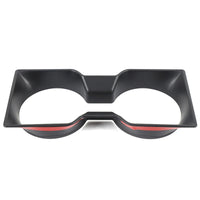 Thumbnail for ABS Carbon Fiber Central Control Water Cup Decorative Frame Cover For Land Rover Defender 90 110 130 2025