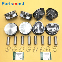 Thumbnail for 8PCS 508PS 5.0T PETROL SC PISTONS WITH RINGS FOR AJ133 ENGINE LR100470 DISCOVERY LR4 RANGE ROVER RR SPORT JAGUAR XJ XF XK F-TYPE