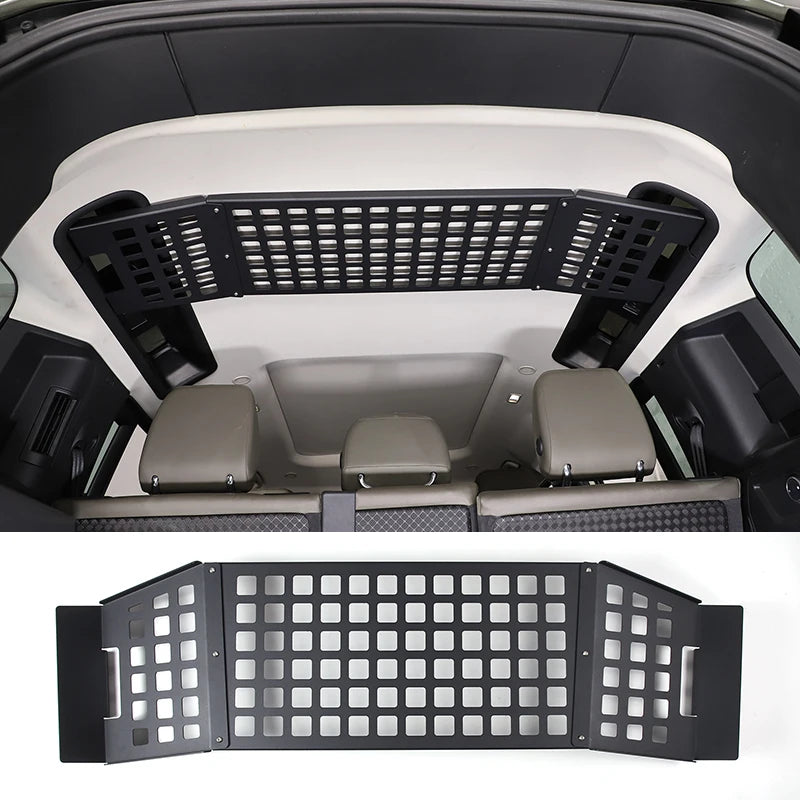 For Land Rover Defender 110 2020-2025 Aluminum Alloy Car Rear Racks Car Top Trunk Extension Rack Storage Bag Shelf Accessories