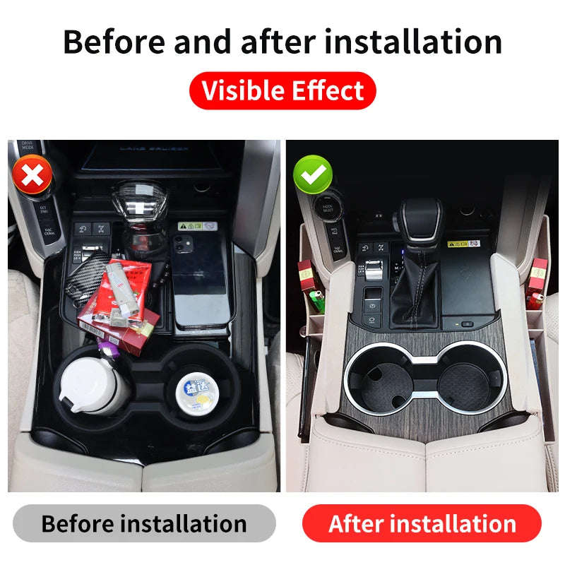 Upgraded Water Cup Storage Box 2021-2024 For Toyota Land Cruiser 300 LC300