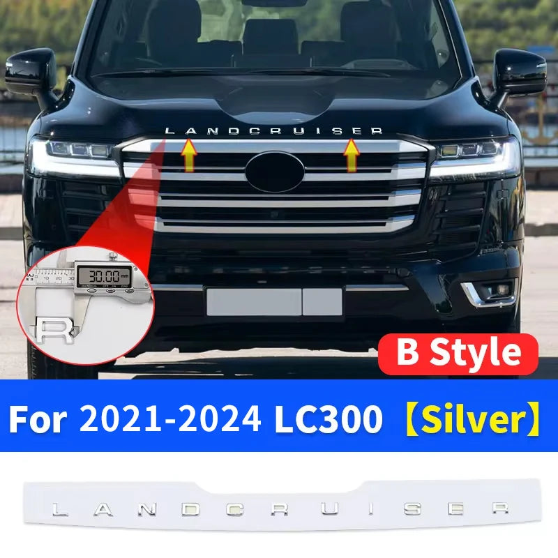 LAND CRUISER LETTERING For Toyota Land Cruiser 300 LC300