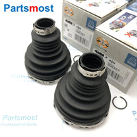 Thumbnail for Front Outer Inner CV Joint Boot Kit for Range Rover Evoque Discovery Sport RH Left Axle Boot GKN 36022 36178 LR025065 LR025066