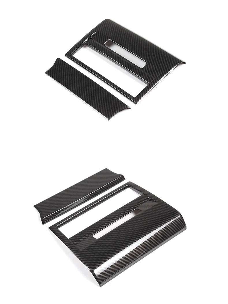 Rear Air conditioning vent trims in ABS Carbon fibre For Land Rover Range Rover Sport L461 2023-2024