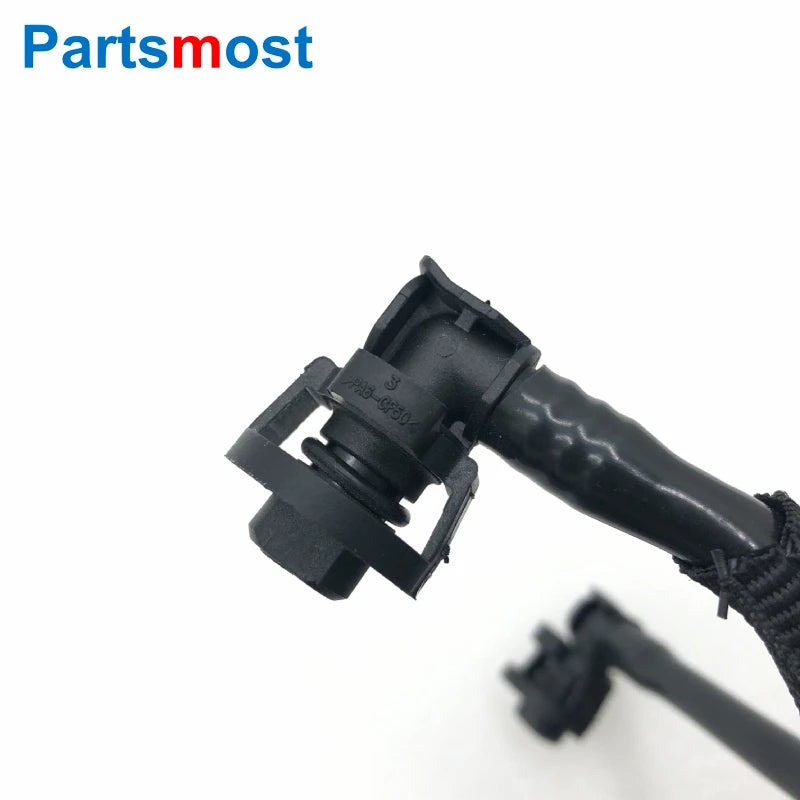 NEW AUTO 5.0 V8 ENGINE RADIATOR COOLANT BLEED VENT HOSE FOR JAGUAR XF 2009-2015 XJ 2010-2019 EXPANSION TANK PIPE C2Z4547 C2D6005