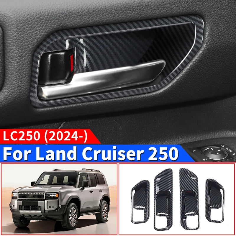 Interior Door handle protection For Toyota Land Cruiser 250 1958 2024 Prado Lc250