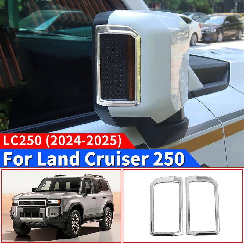 Rearview Mirror Side Decoration For Toyota Land Cruiser 250 Prado Lc250 2024 2025