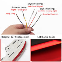 Thumbnail for Dynamic Tail Wing  Spoiler For 2021-2024 Toyota Land Cruiser 300 LED LC300 FJ300