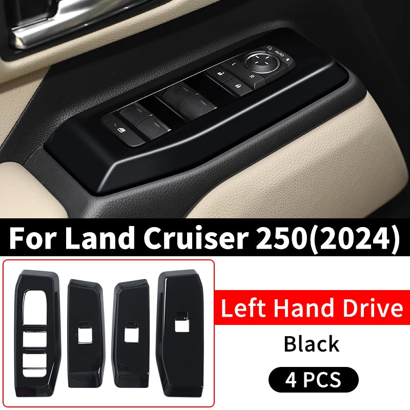 Windows Control Panel Decoration Protective cover For Toyota Land Cruiser 250 2024  Prado