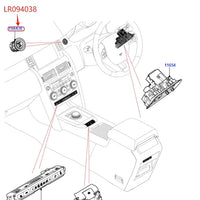 Thumbnail for Start Stop Engine Button Push Switch For Land Rover Range Rover Evoque Discovery Sport 2.0L LR037611 LR056640 LR068334 LR094038