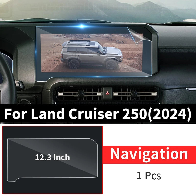 Navigation Screen Protector Protective Interior for  Toyota Land Cruiser 250 2024 1958 Prado LC250