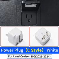 Thumbnail for Trunk Power Plug 12V to 220 Volt Converter For Toyota Land Cruiser 300 LC300 2021-2024